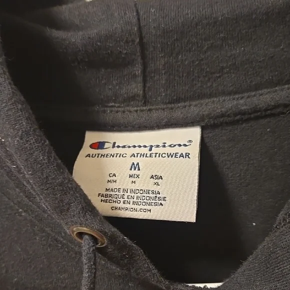 Champion Logo Long Sleeve Shirt Size M - Picture 7 of 9